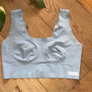 PINK VS Seamless Bralette Blue No padding